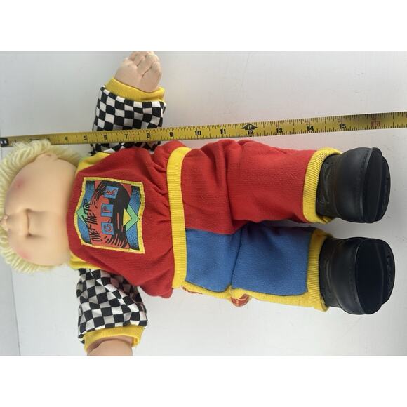 First Edition Racing Cabbage Patch Kids Boy w/ Blonde Hair & Blue Eyes - Picture 11 of 12